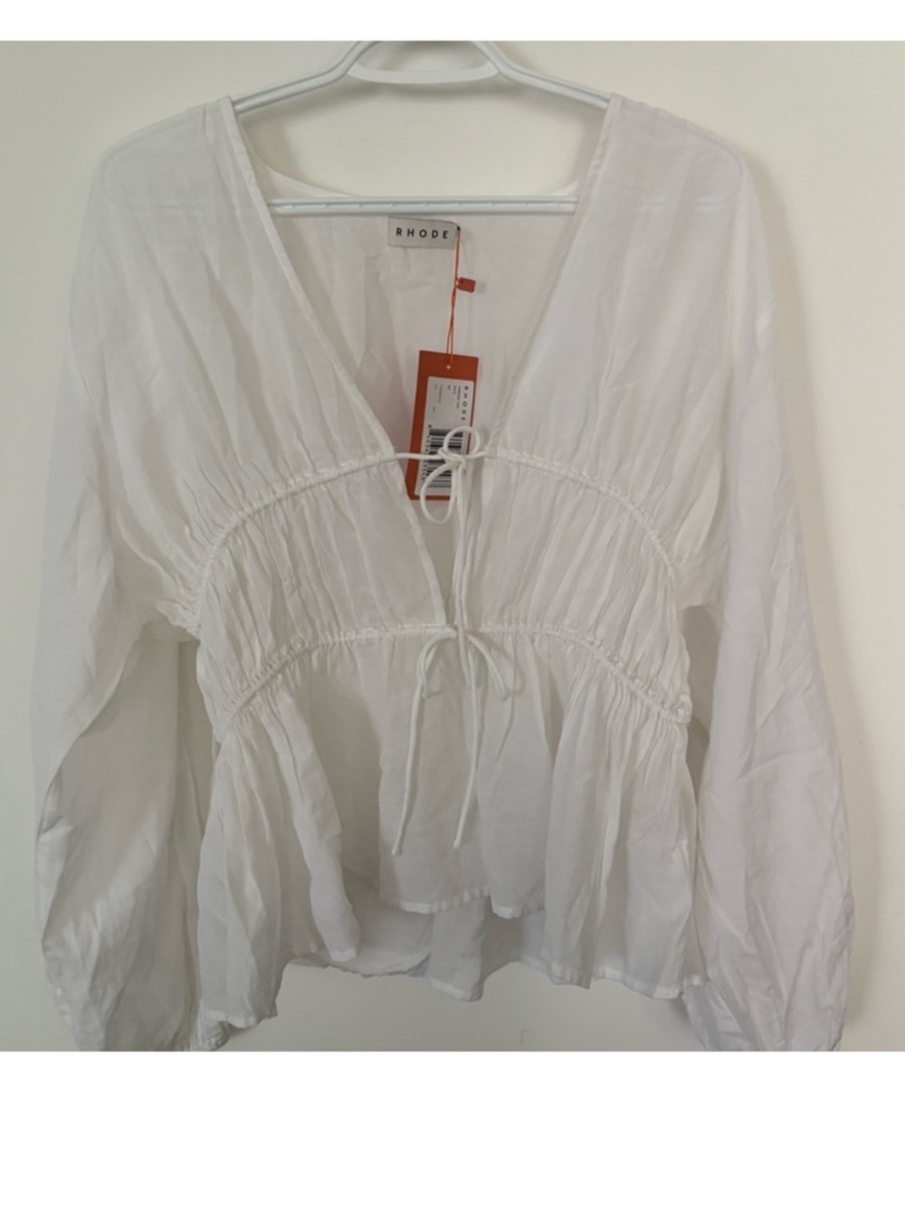 Rhode Resort Samara Top | White | XS | NWT - Picture 4 of 7